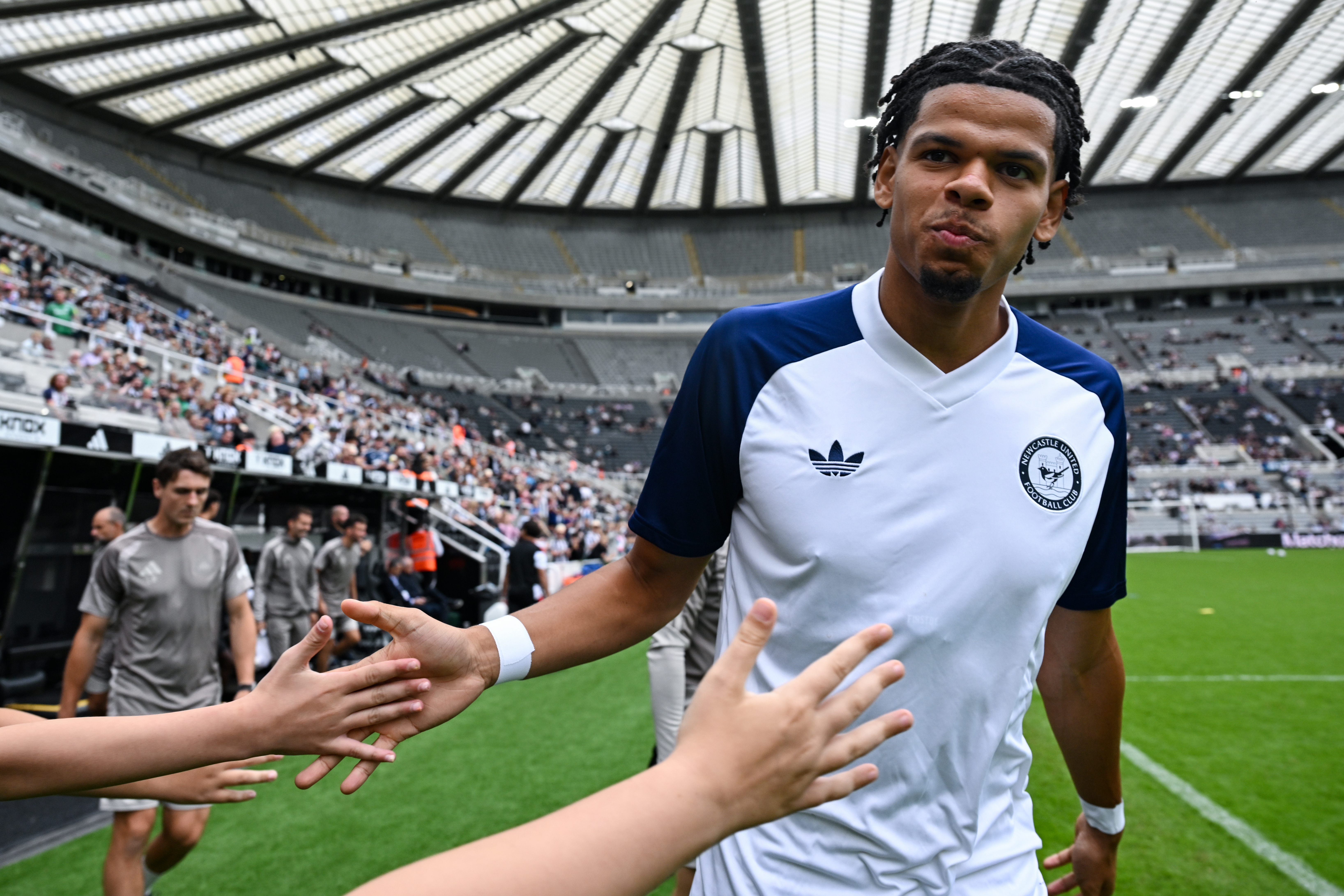 The pre-season friendly match between Newcastle United and Strasbourg at St James' Park on August 16, 2026 in Newcastle upon Tyne, England.