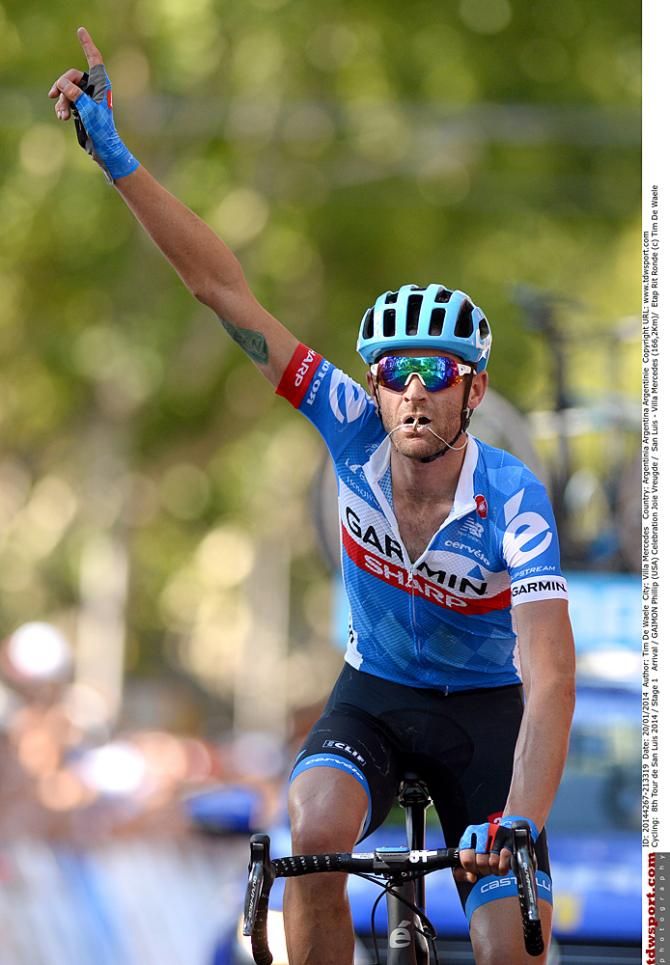Phil Gaimon (Garmin Sharp) wins stage 1 of the Tour de San Luis
