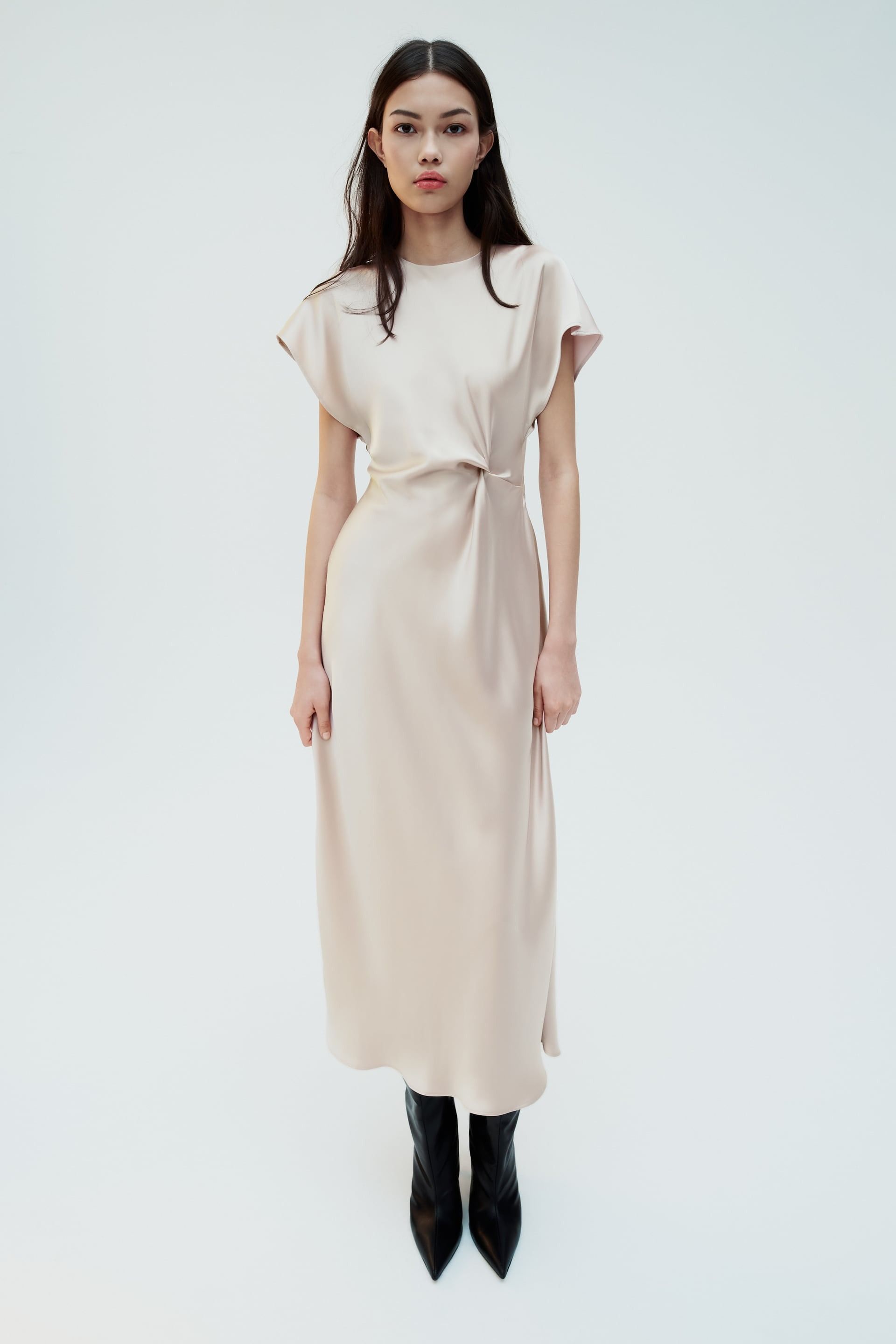 Zara ruched dress