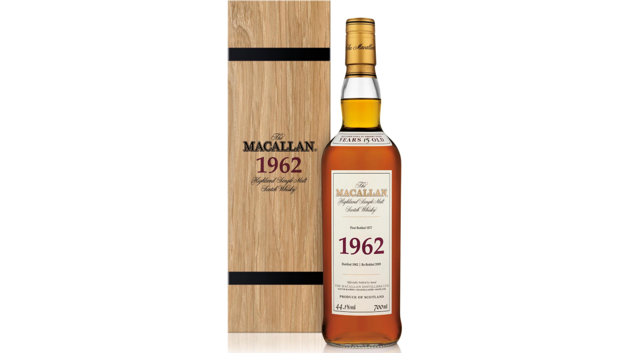 A bottle of The Macallan 1962.