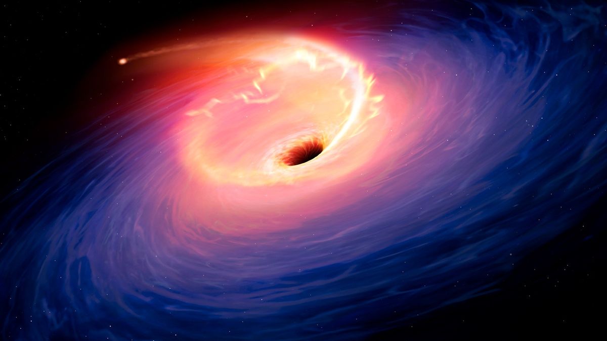 Một lỗ đen tự thông báo cho các nhà thiên văn học bằng cách xé toạc một ngôi sao