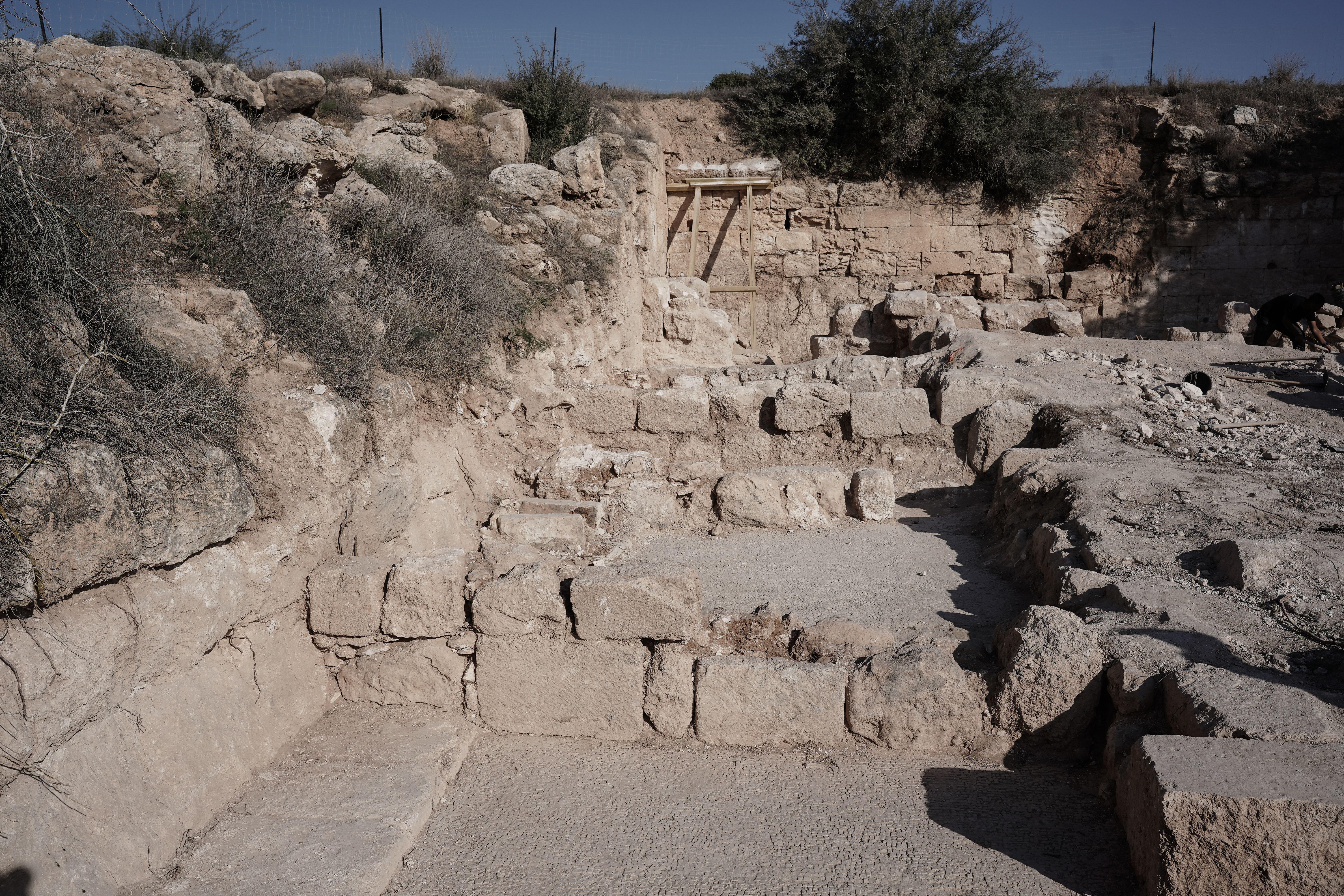 A 2000 year old Second Temple Period burial cave, designated the Salome Cave, one of the most impressive discovered in Israel according to archaeologists, is being uncovered in the Lachish Forest.