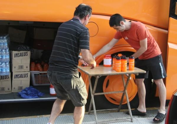 Euskaltel get their bottles ready