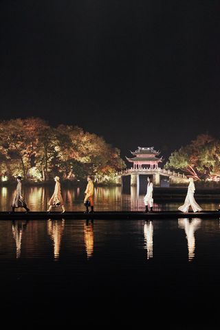 Chanel Metiers D’art 2025 runway show at West Lake, Hangzhou, China