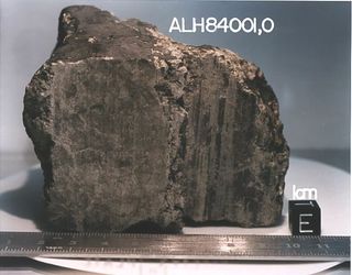 The Allan Hills 84001 meteorite came from Mars and was found in Antarctica in 1984.