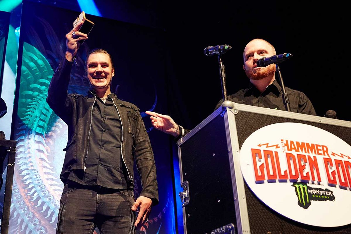 Adrian Erlandsson at the Golden Gods