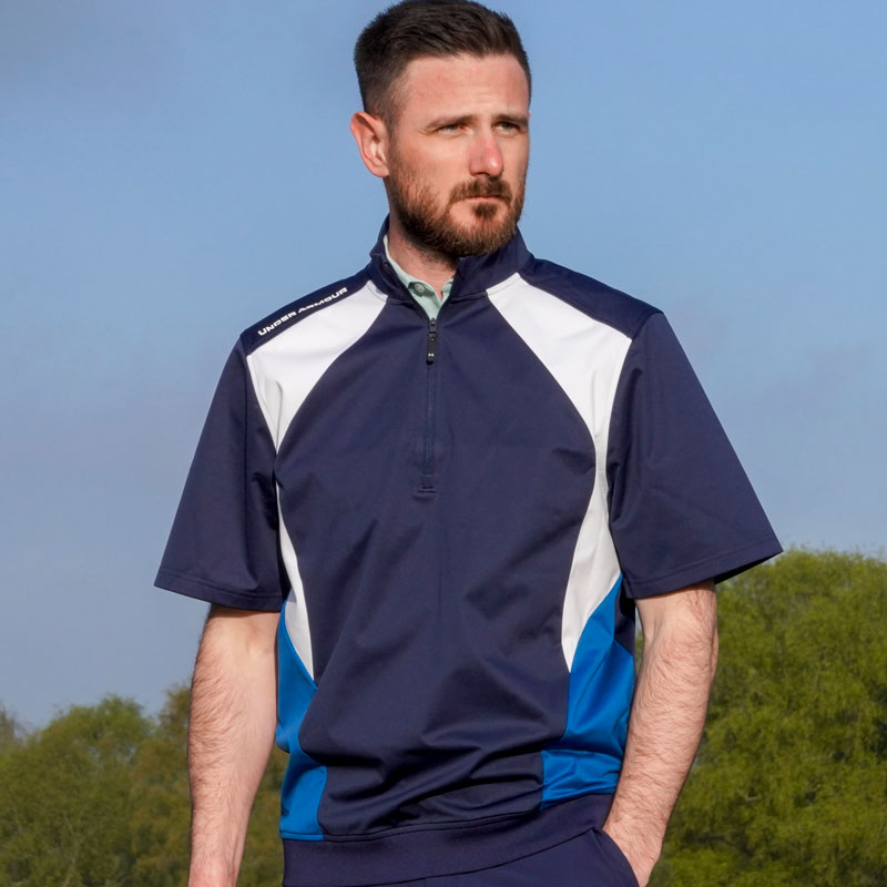 Under Armour Wind Short Sleeve Half Zip