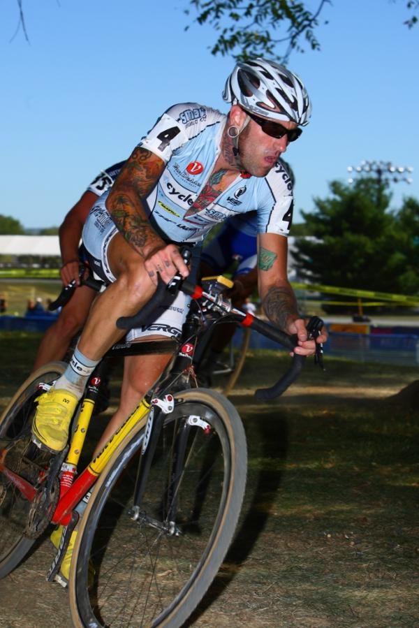 Adam Myerson was one of the strongest riders on the day.