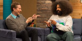 Scott Aukerman and Reggie Watts on Comedy Bang! Bang!