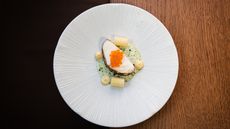 The delicate monkfish dish Michelin-starred