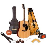 Mitchell D120PK beginner acoustic bundle: Only $129.99