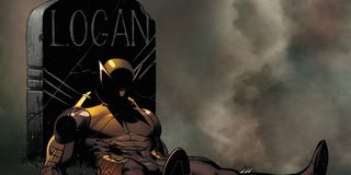 Wolverine dead tombstone Marvel Comics