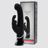 Fifty Shades of Grey Greedy Girl G-Spot Rabbit Vibrator: was $99.99, now $74.99 at Lovehoney