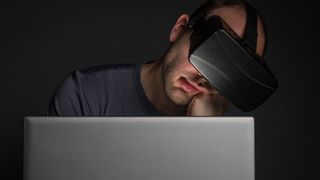 Tired VR headset