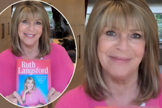 /Ruth Langsford&rsquo;s hot pink cardigan
