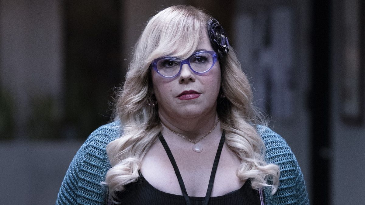 Penelope Garcia with flower in hair in Criminal Minds: Evolution