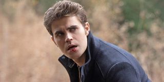 The Vampire Diaries Stefan Salvatore blood on his mouth Paul Wesley The CW