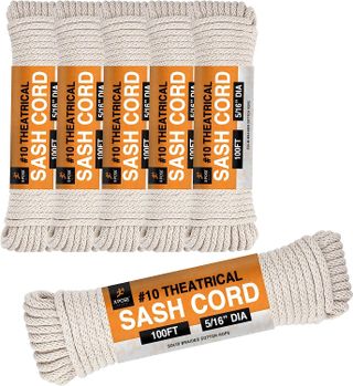 A pack of cord rope for sash windows