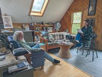 Gary A. Lippincott's art studio
