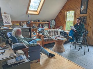 Gary A. Lippincott's art studio