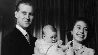 undated picture showing the future queen elizabeth ii of england and prince philip of edinburgh posing with their son prince charles photo by intercontinentale afp photo credit should read afp via getty images