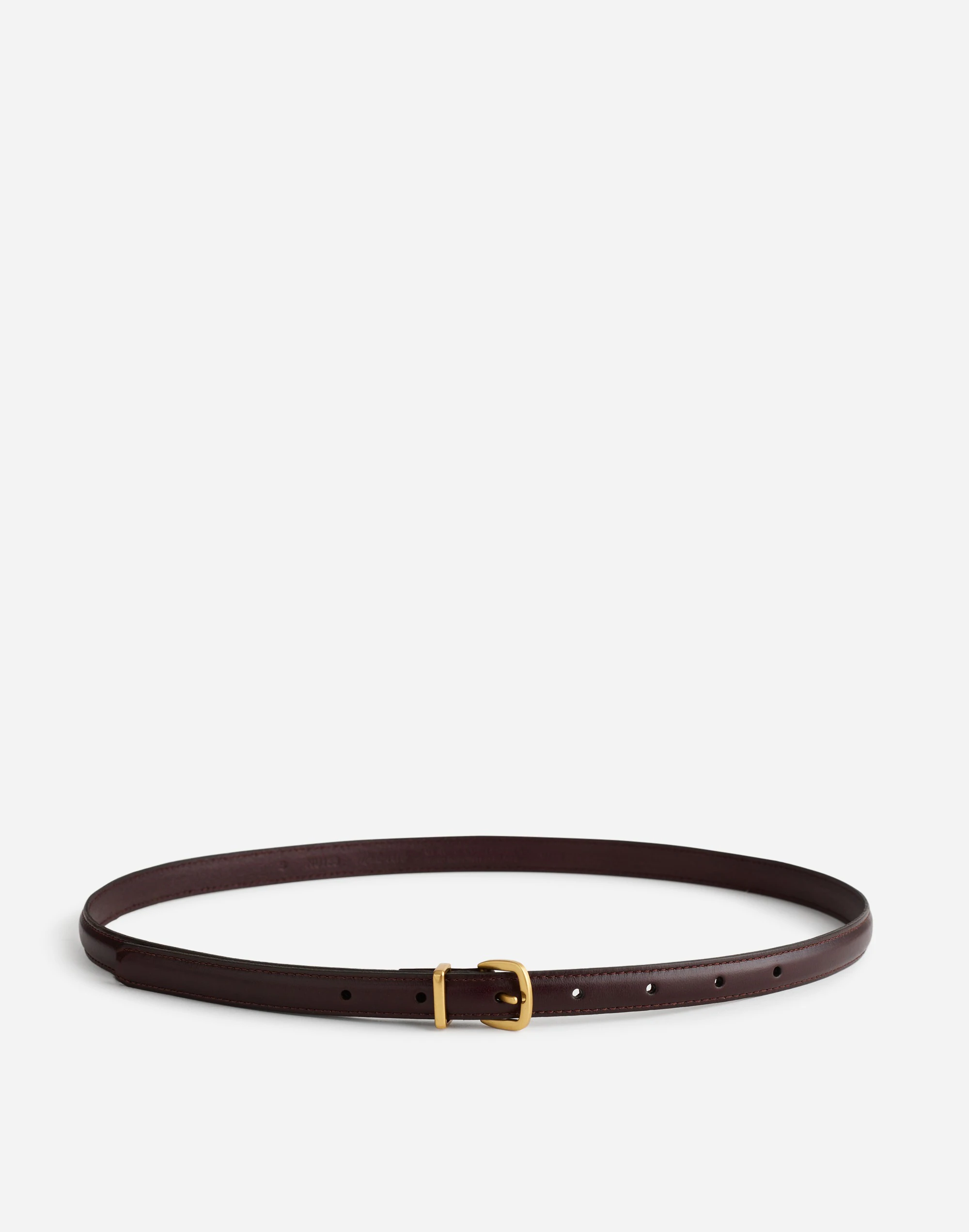 The Essential Skinny Leather Belt