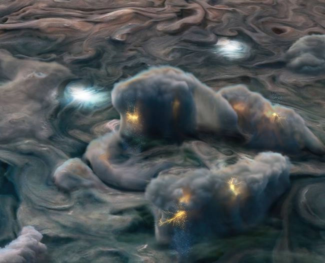 Violent thunderstorms on Jupiter may form 'mushballs' that fall from ...