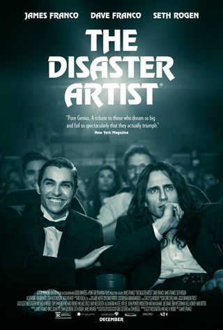 The Disaster Artist Dave Franco and James Franco watch a movie