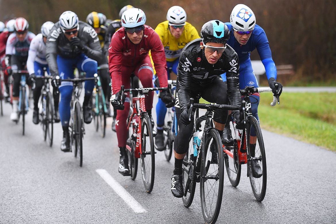 Sergio Henao (Sky) made the lead group
