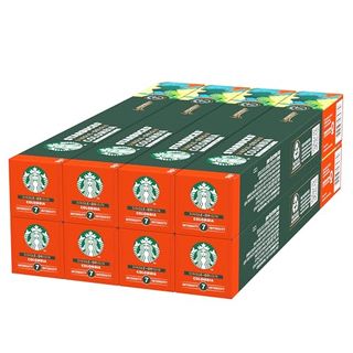 Starbucks Single-Origin Colombia by Nespresso, Medium Roast, Coffee Capsules 8 X 10 (80 Capsules)