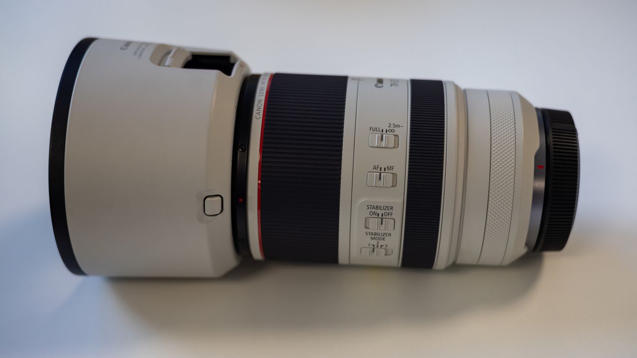 Lens image for Canon RF 70-200mm f2.8 lens review_Lauren Scott