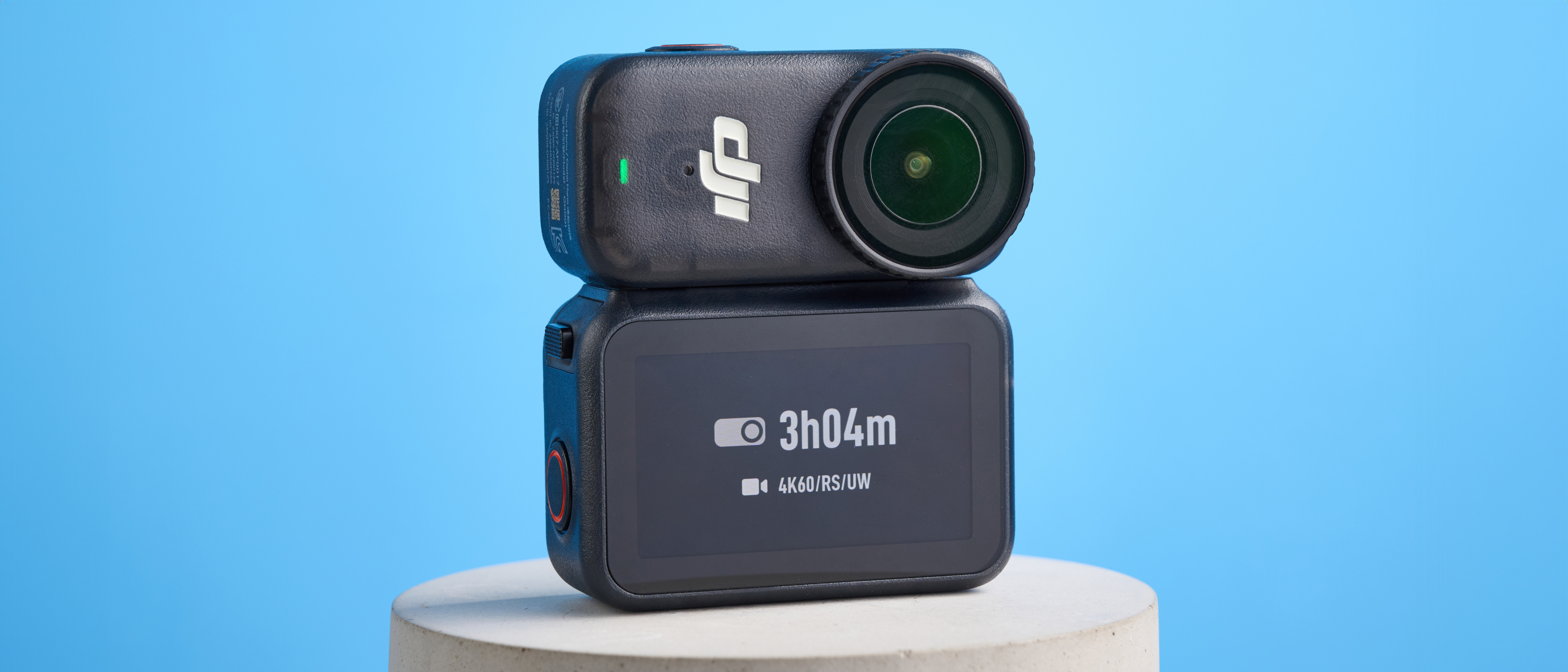 DJI Osmo Nano against blue background