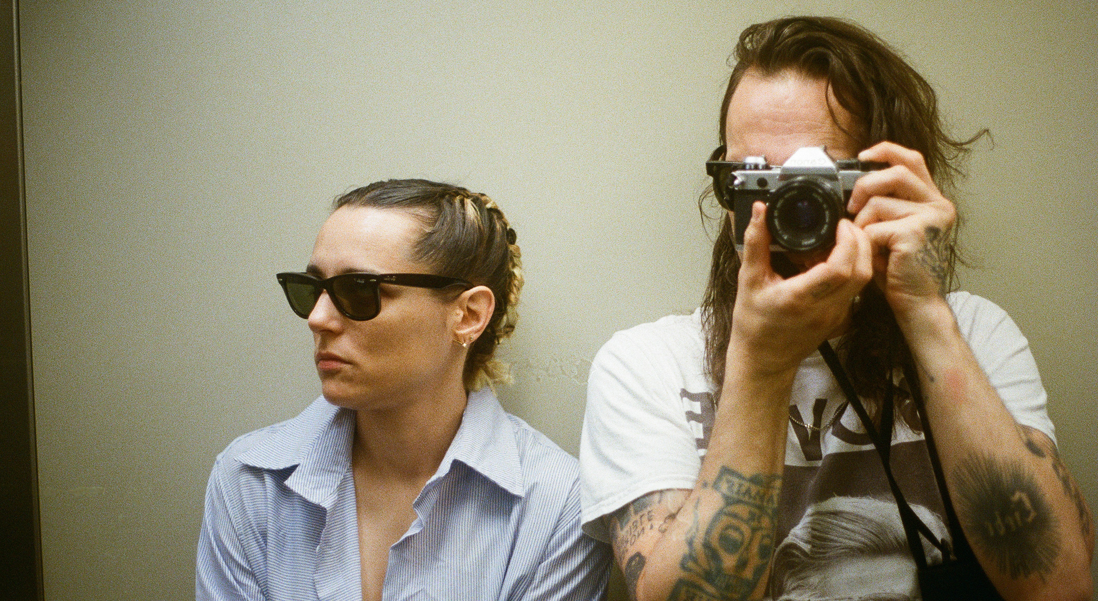 Jehnny Beth and Johnny Hostile