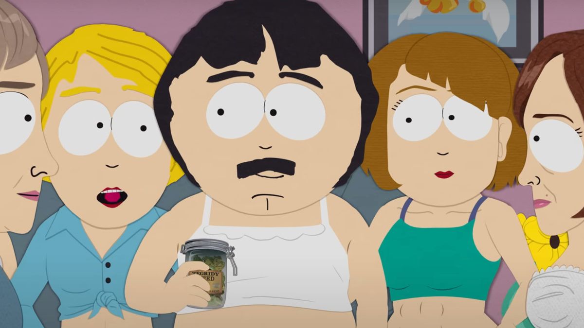 Randy Marsh attends a weight loss party on South Park.