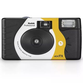 Product shot of Kodak Tri-X 400 Single Use Camera, one of the best disposable cameras