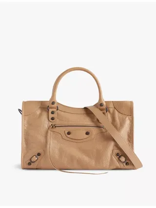 Le City Medium Leather Top-Handle Bag