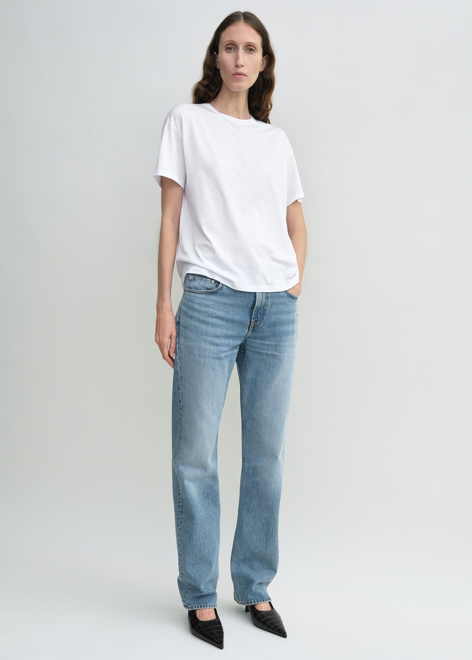 Low Straight Denim True Vintage Blue