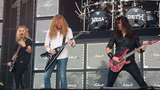 Megadeth performing live