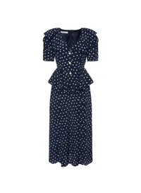 Polka Dot Silk Dress, £930.00 | Alessandra Rich