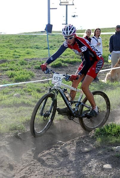 Alicia does it all in the dirt or on the snow and on the road