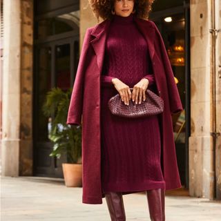 Sosandar Wool Rich Longline Tailored Coat