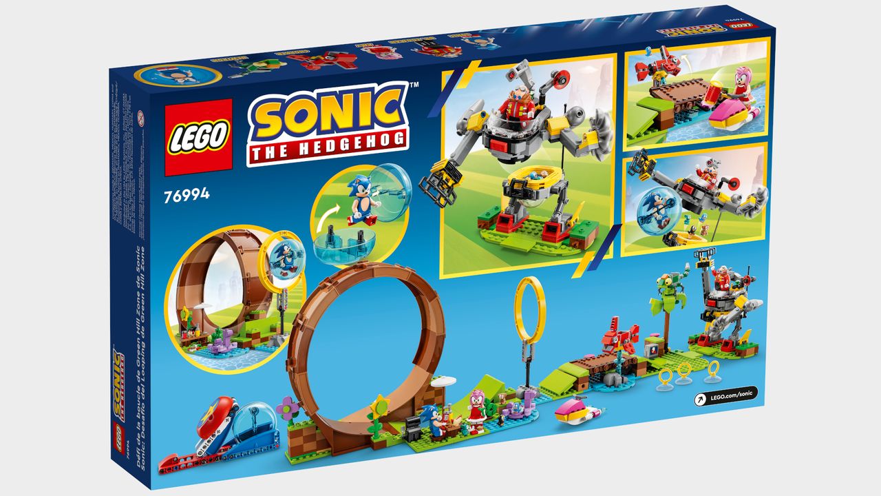 Sonic&rsquo;s Green Hill Zone Loop Challenge set and box