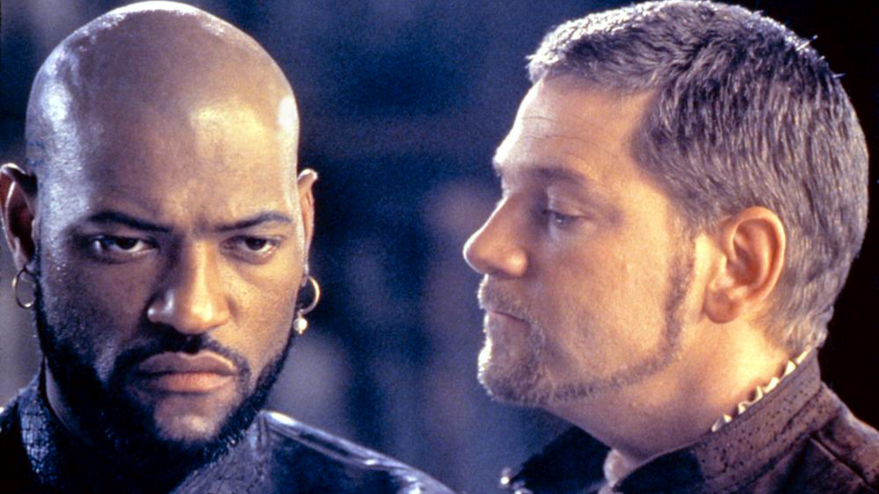 Laurence Fishburne and Kenneth Branagh in Othello