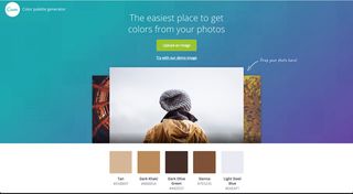 Canvas tool colour selection screen