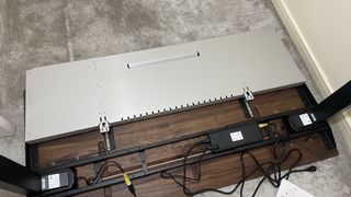 A walnut Grovemade desk