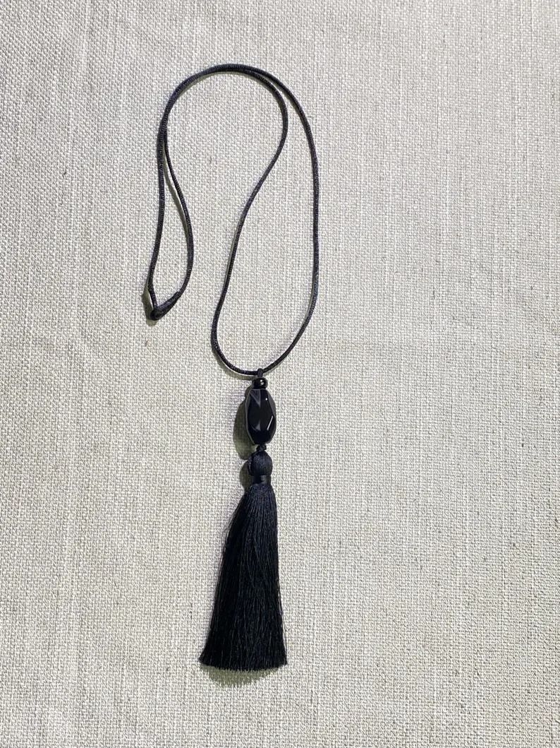 Totore Vintage Studio, Necklace With Gemstone and Tassel