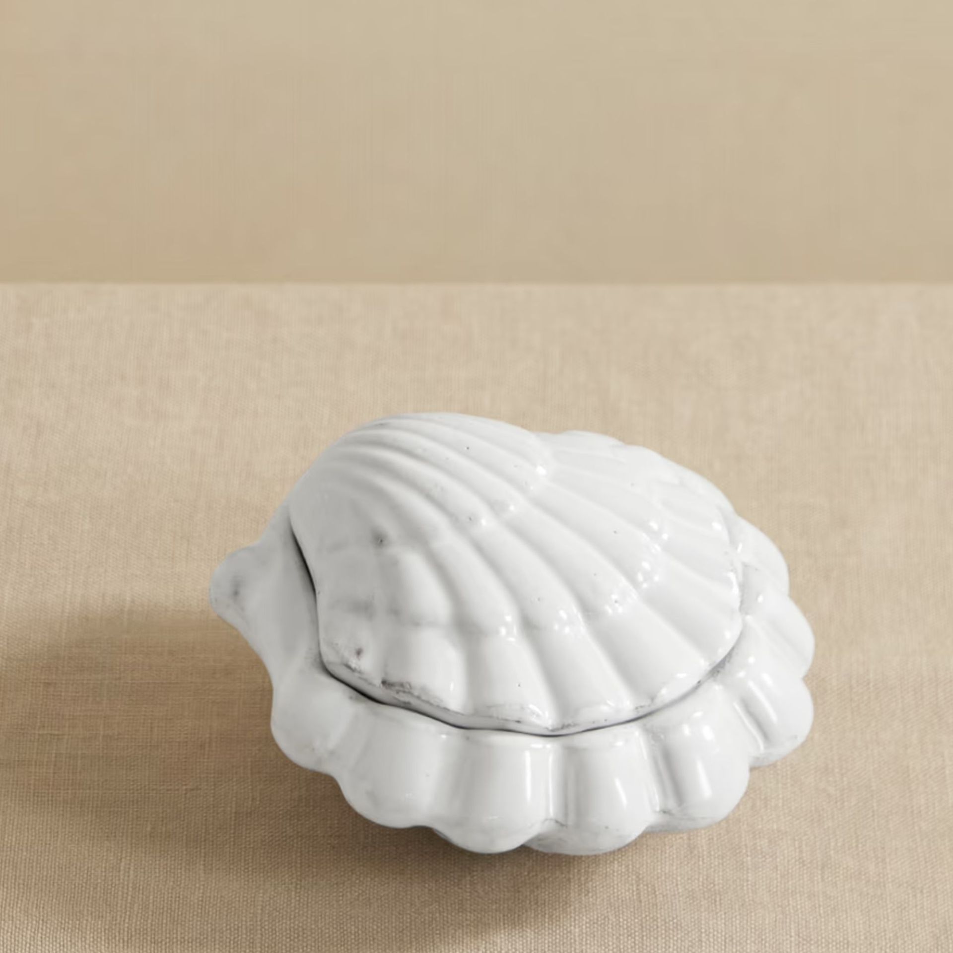 ASTIER DE VILLATTE Coquillage ceramic box