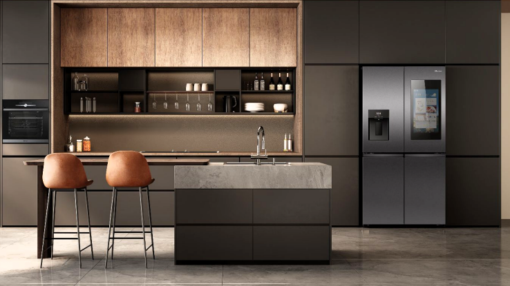 Wide shot of Hisense kitchen