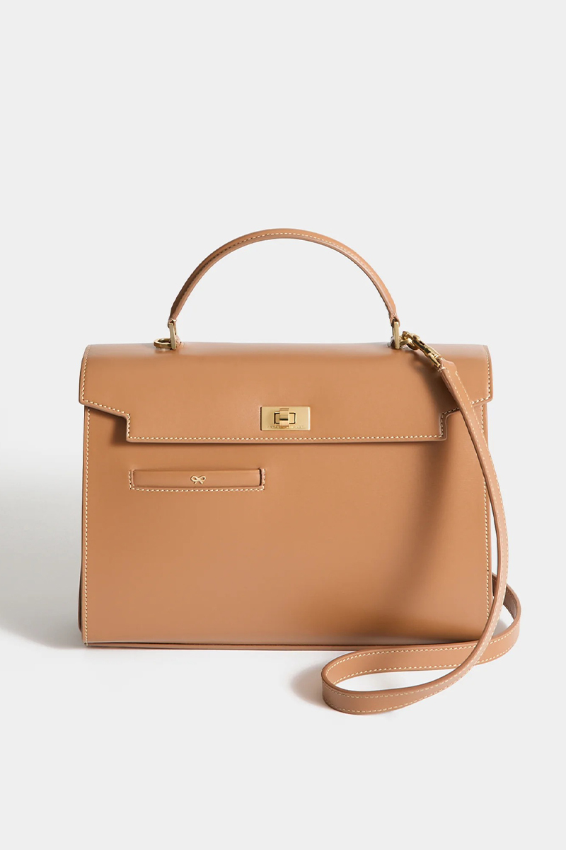 Mortimer Top Handle | Calf Leather in Pecan