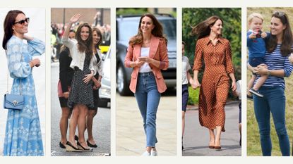 Kate Middleton in different off duty looks